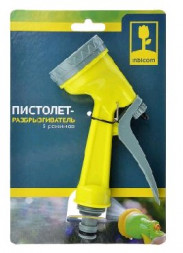 Пистолет-разбрызгиватель INBLOOM Пистолет-разбрызгиватель, 5 режимов, пластиковый 160-127