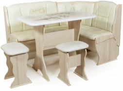 Кухонный уголок БИТЕЛ Кухонный уголок &quot;ОРХИДЕЯ&quot; -ФОТО (ЯСЕНЬ, D-3 фото борнео милк)