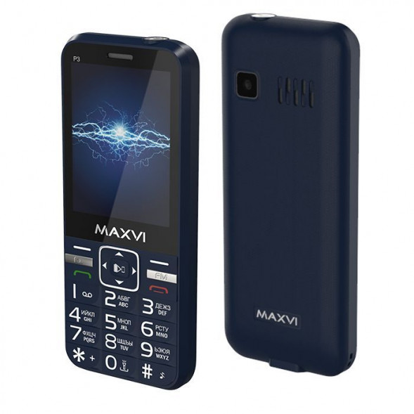 Телефон мобильный MAXVI P3 Blue