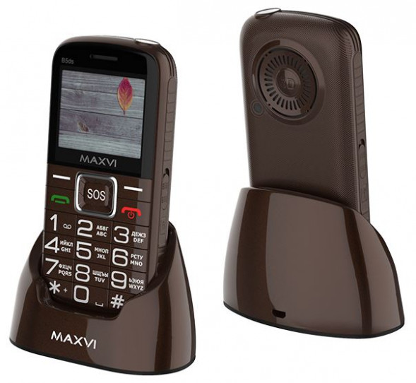 Телефон мобильный MAXVI B5ds Brown