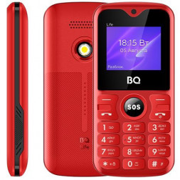 Мобильный телефон BQ 1853 LIFE RED+BLACK