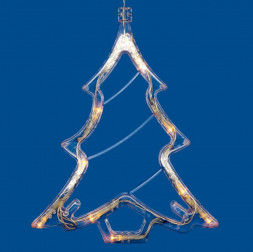Светильник декоративный UNIEL (UL-00007254) ULD-H1620-010/STA/3AAA WARM WHITE IP20 XMAS TREE Фигура светодиодная