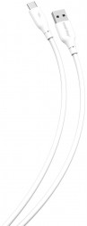 Кабель SMARTBUY (iK-3112-S25w) S25 Type C белый, 3А,soarer,TPE, 1 м