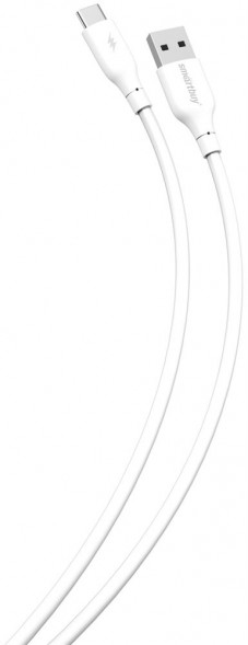 Кабель SMARTBUY (iK-3112-S25w) S25 Type C белый, 3А,soarer,TPE, 1 м
