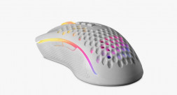 Проводная игровая мышь REDRAGON (77933) Storm RGB,12400dpi, легкая, белый