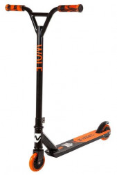 Самокат NOVATRACK 100P.WOLF.BOR21 черно-оранжевый 149642
