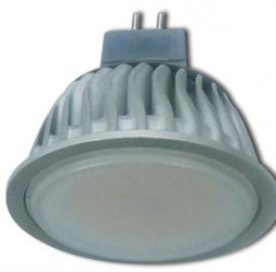 Лампа светодиодная ECOLA MR16 M2LW54ELC 5,4W GU5.3 2800K матовое стекло 47x50 (10)
