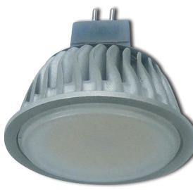 Лампа светодиодная ECOLA MR16 M2LW54ELC 5,4W GU5.3 2800K матовое стекло 47x50 (10)