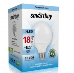 Лампа светодиодная SMARTBUY (SBL-G95-18-40K-E27) 18W/4000/E27