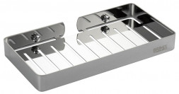 Полка BRIMIX 5661 Полочка литая прямоугольная большая одинарная из нержавеющей стали