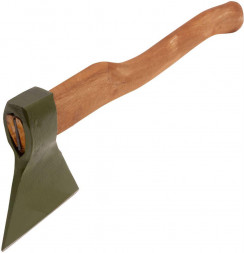 СИБРТЕХ Топор кованный, в сборе, 1200/1550 г, деревянное топорище, 500 мм, Б3 21612