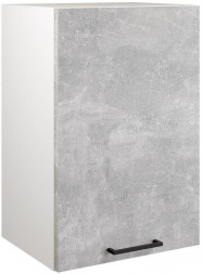 Кухонный модуль МЕБЕЛЬ-КОМПЛЕКС Шкаф навесной 40см Simple В400 Ателье светлый/ Белый (1 кор.)