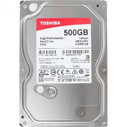 Жесткий диск TOSHIBA P300 HDWD105UZSVA, 500ГБ, HDD, SATA III, 3.5"