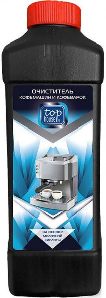 Очиститель накипи TOP HOUSE 180414 Очиститель накипи для кофемашин и кофеварок, 1л TOP HOUSE 180414 Очиститель накипи для кофемашин и кофеварок, 1л