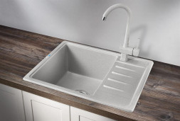 Мойка кухонная GRANULA ST-5803 БАЗАЛЬТ СтандАРТ кварц