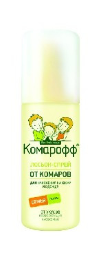 Средство от насекомых КОМАРОФФ лосьон-спрей 100 мл