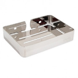 Полка BRIMIX 5662 Полочка литая прямоугольная малая одинарная из нержавеющей стали