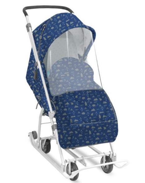 Санки-коляски NIKA У3-1К/1 принт северный