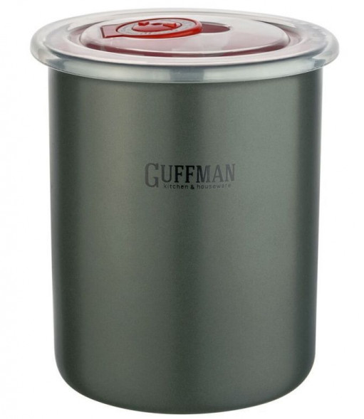 Контейнер GUFFMAN C-06-008-GR с крышкой, черный 0,7л