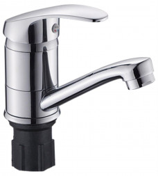 Смеситель для кухни АНТЕЙ 457022-ANT Омега d40 Смеситель д/кухни шар. с коротким изливом, креп.гайка