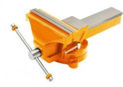 Тиски КАЛИБР ТПСН-200И Тиски слесарные поворотные (200 мм, наковальня)