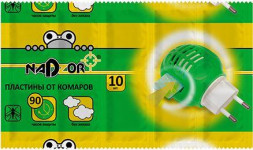 Пластины от комаров NADZOR Пластины от комаров, 10 шт, ITM003P
