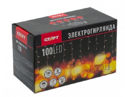 Гирлянда СТАРТ (14815) НГ 100LED 220V 8 реж 3м бахрома