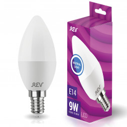 Лампочка светодиодная REV 32411 9 C37 Е14/9W/4000K