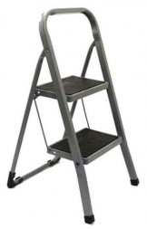 Стремянка ZALGER 9910-2 Jet Black 2 cт с ковриком сталь
