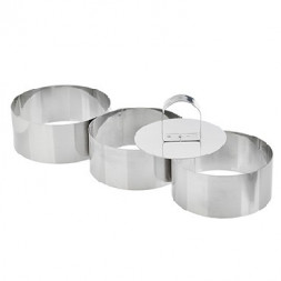 Набор форм VETTA Набор форм для приготовления салатов\десертов 4пр, 9х4см 08A4001 865-019