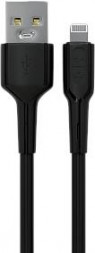 Кабель MORE CHOICE (4620202552990) K63i USB 2.4A для Lightning , черный
