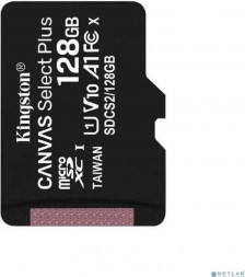 Карта памяти KINGSTON Micro SecureDigital 128Gb SDCS2/128GBSP MicroSDXC Class 10 UHS-I