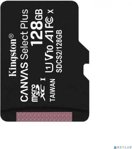 Карта памяти KINGSTON Micro SecureDigital 128Gb SDCS2/128GBSP MicroSDXC Class 10 UHS-I
