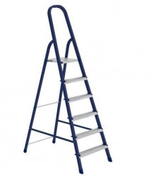 Стремянка СИБРТЕХ Стремянка, 6 ступеней, стальная, Россия 97846