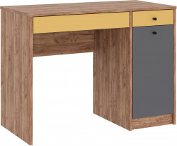 Модульная мебель МЕБЕЛЬ-КОМПЛЕКС JAM Стол письменный исп.2 Дуб крафт табачный/Серый шифер/Сэнд