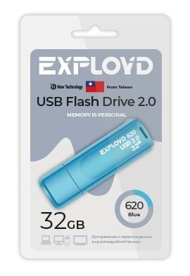 USB флэш-накопитель EXPLOYD EX-32GB-620-Blue