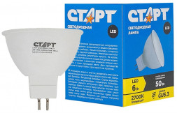 Лампа СТАРТ LEDJCDRGU5.3 6W27