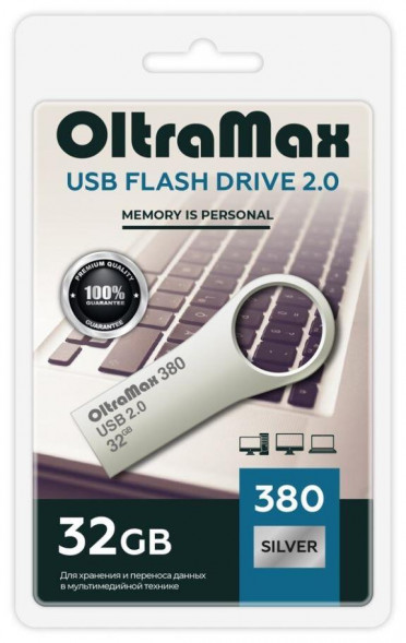 USB-флэш OLTRAMAX OM-32GB-380-Silver 2.0