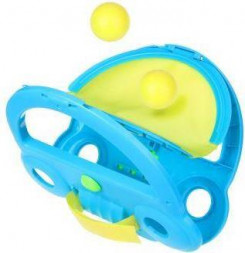 Набор для детей SILAPRO Набор для детей Лови-бросай (ракетка 20х20см-1шт, мяч-2шт), ABS (134-212)