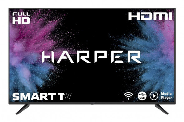 LED-телевизор HARPER 43F670TS-FHD-SMART БЕЗРАМОЧНЫЙ