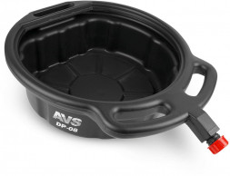 AVS TOOLS Поддон для сбора масла и технических жидкостей 8 л. AVS DP-08