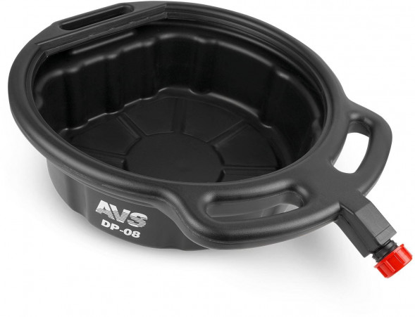 AVS TOOLS Поддон для сбора масла и технических жидкостей 8 л. AVS DP-08