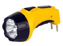 Cветодиодный фонарь SMARTBUY (SBF-84-Y) 4 LED с прямой зарядкой