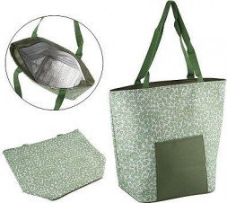 Термосумка ECOS Термосумка Leaves Tote, CB-43, 20л, р-р: 42*17*34 см 5043