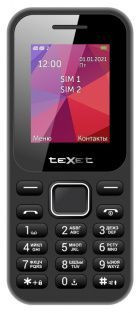 Телефон мобильный TEXET TM-122 Черный