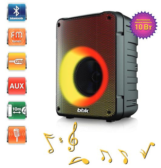Музыкальная система BBK BTA3010 черный