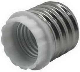 Переходник ECOLA A8T17WEAY с цоколя E40 на E27 Белый