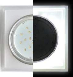 Светильник встраиваемый ECOLA SL53SSECH GX53 H4 LD5315 Glass хром