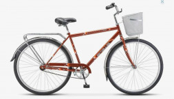 Велосипед STELS Navigator-300 C Gent 28" Z010 LU085341 LU091398 20" Бронзовый 2022 + корзина