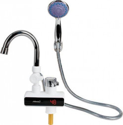 Водонагреватель проточный электрический с душем ATLANTA ATH-7437 (white)